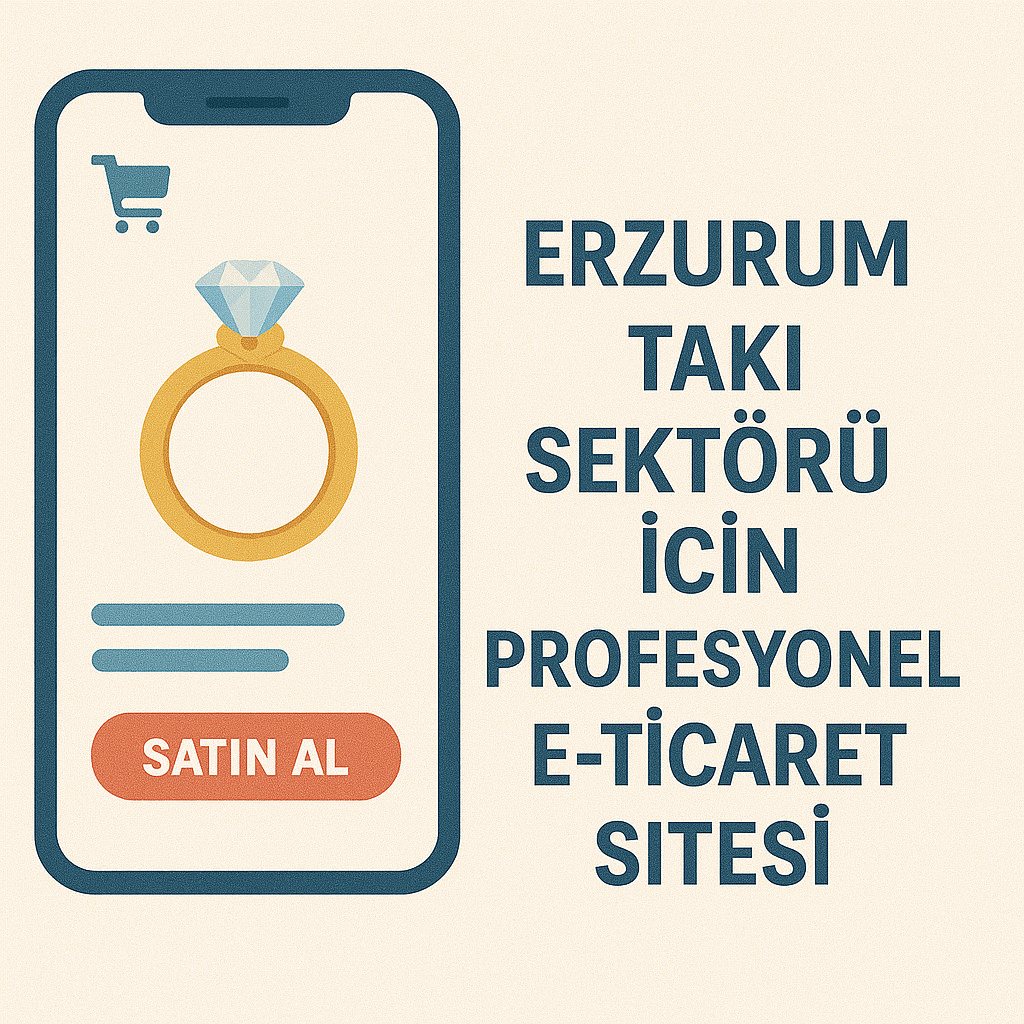Erzurum Takı Sektörü İçin <br> Profesyonel E-Ticaret Sitesi