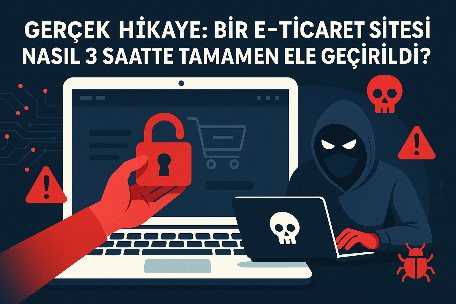 Gerçek Hikaye: Bir E-Ticaret Sitesi Nasıl 3 Saatte Tamamen Ele Geçirildi?